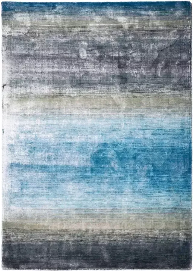 Disena Blauw Groen vloerkleed 160x230 cm A-symmetrisch patroon Modern