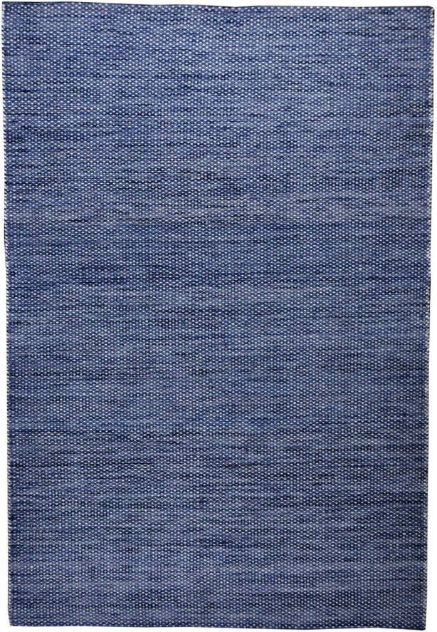 Disena Blauw vloerkleed 160x230 cm Effen Modern