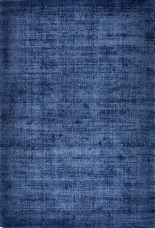 Disena Blauw vloerkleed 160x230 cm Effen Modern