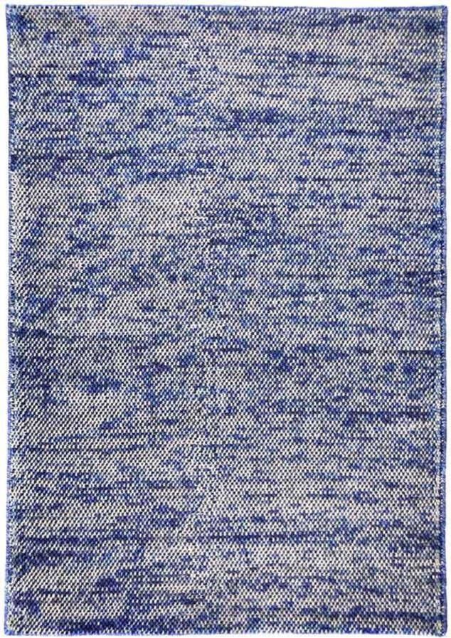 Disena Blauw vloerkleed 190x290 cm A-symmetrisch patroon Landelijk