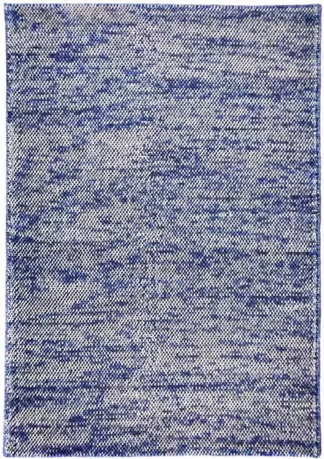 Disena Blauw vloerkleed 190x290 cm A-symmetrisch patroon Landelijk