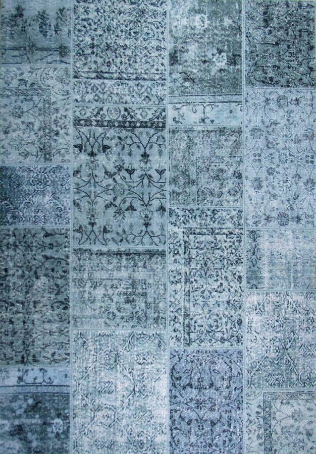 Disena Blauw vloerkleed 190x290 cm Symmetrisch patroon Modern