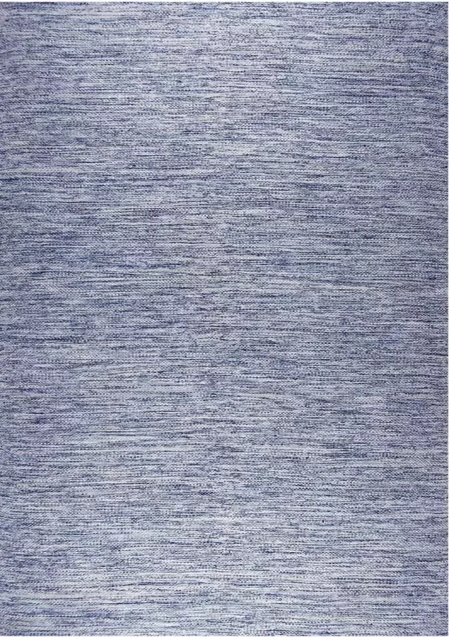 Disena Blauw vloerkleed 200x290 cm Effen Landelijk