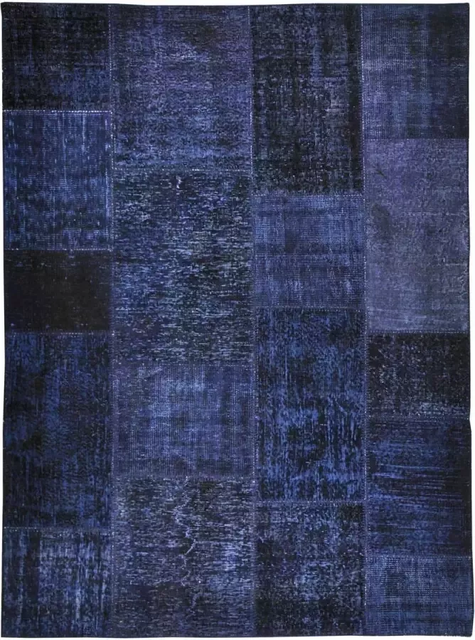 Disena Blauw vloerkleed 200x300 cm Symmetrisch patroon Modern