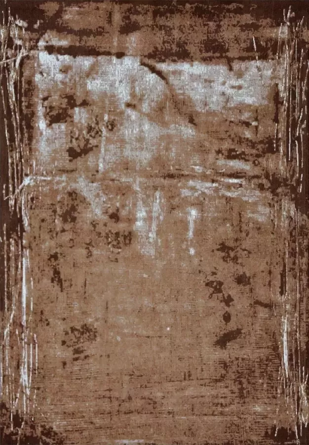 Disena Bruin vloerkleed 190x290 cm A-symmetrisch patroon Industrieel