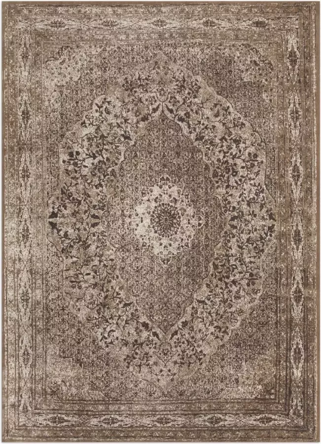 Disena Bruin vloerkleed 200x290 cm A-symmetrisch patroon Modern