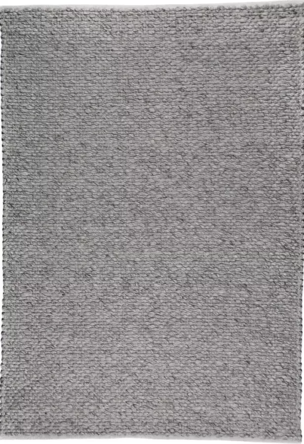 Disena Grijs vloerkleed 190x290 cm Effen Landelijk