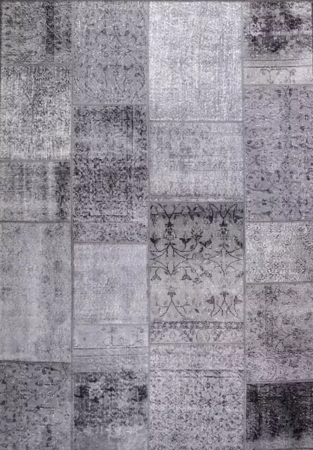 Disena Grijs vloerkleed 190x290 cm Symmetrisch patroon Modern