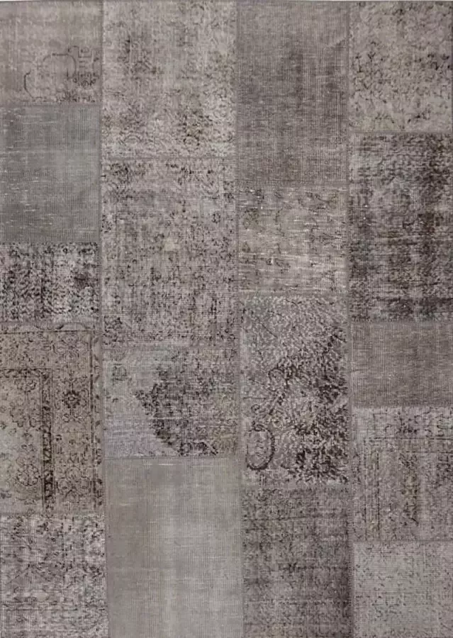 Disena Grijs vloerkleed 200x300 cm Symmetrisch patroon Modern