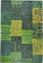 Disena Groen Multicolor vloerkleed 160x240 cm Symmetrisch patroon Modern - Thumbnail 1