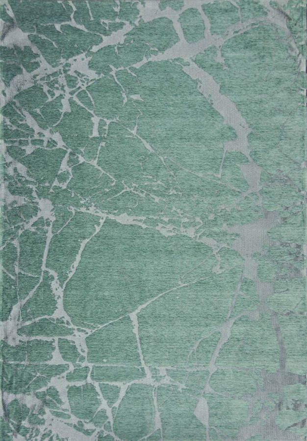Disena Groen Turquoise vloerkleed 160x230 cm A-symmetrisch patroon Modern