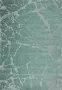 Disena Groen Turquoise vloerkleed 160x230 cm A-symmetrisch patroon Modern - Thumbnail 1