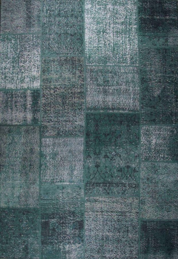 Disena Groen vloerkleed 190x290 cm Symmetrisch patroon Modern
