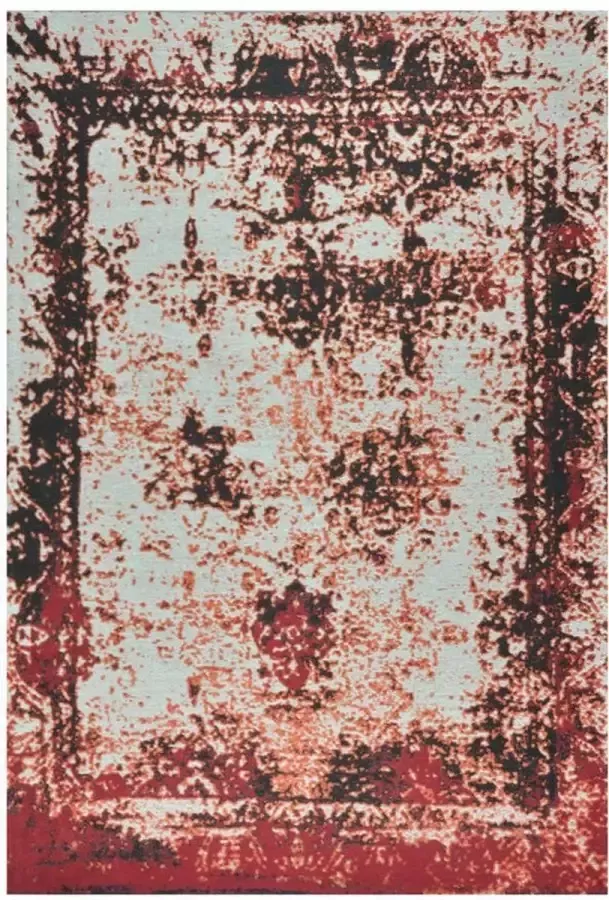 Disena Rood vloerkleed 190x290 cm A-symmetrisch patroon Modern