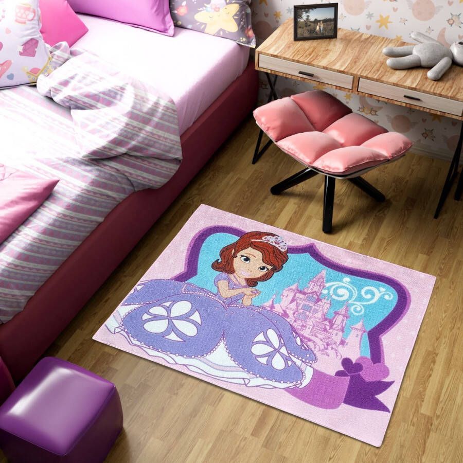 Disney Associated Weavers Vloerkleed Sofia Castle 95x133cm