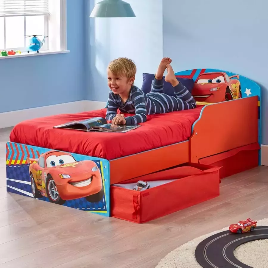 Disney Cars Kids Toddler Bed with Storage (516CAC01EM)