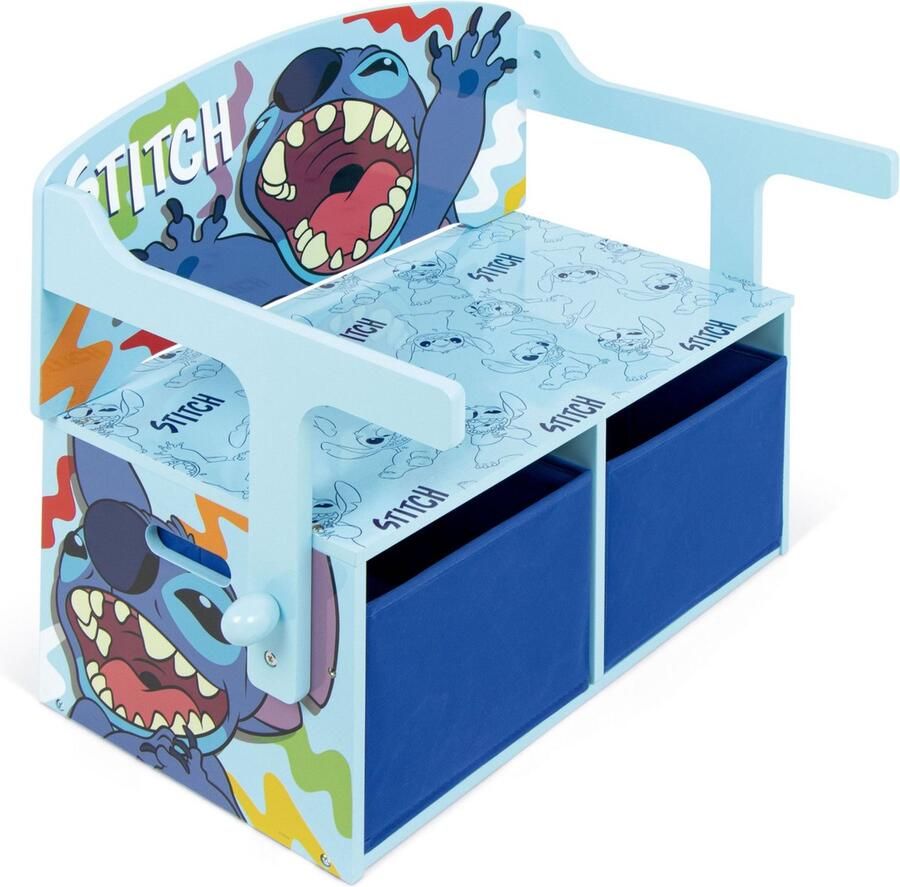 Disney Lilo & Stitch 3-in-1 Houten Speelgoedbank
