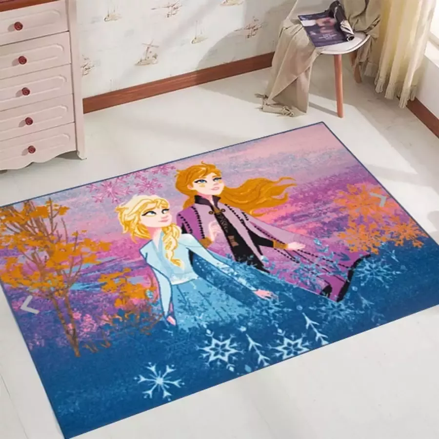 Disney Frozen 2 Speelkleed 95x133 cm Officieel gelicentieerd Vloerkleed Speeltapijt