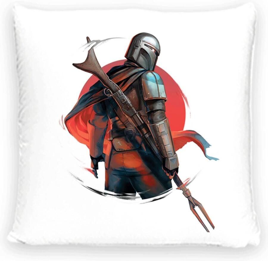 Disney Home Star Wars sierkussen met vulling en ritssluiting 40x40 cm sierkussen met vulling geweldig sierkussen voor bank woon- en slaapkamer zacht knuffelkussen