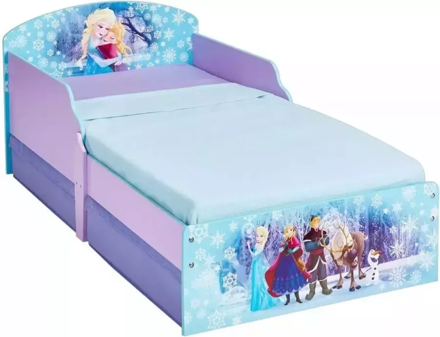 Disney Kinderbed met 2 lades Frozen 140x70 cm WORL234024