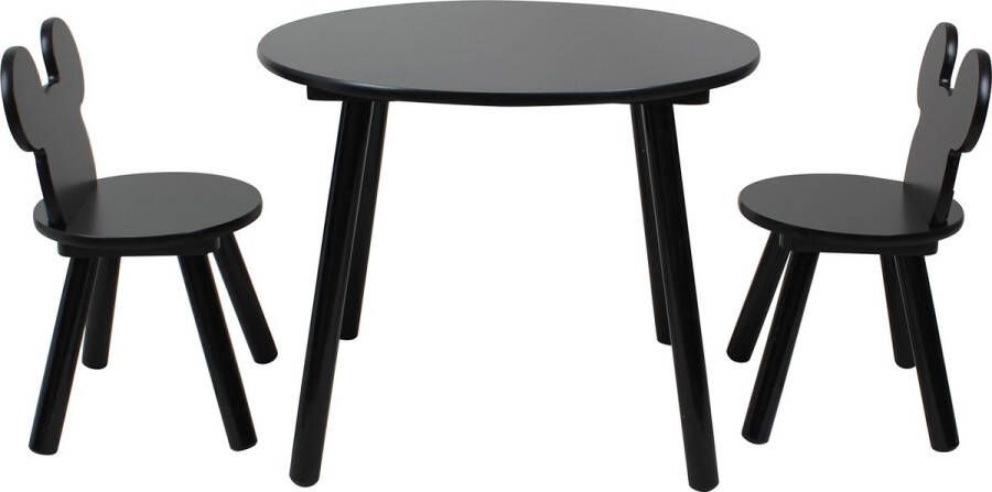 Disney Mickey Mouse Zwarte Tafel en 2 Stoelen Kinderkamer