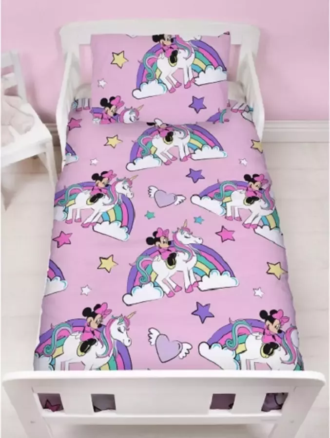 Disney Minnie Mouse peuterbed dekbedovertrek 150 x 120 cm junior dekbed