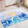 Disney Princess Elsa Frozen Speelkleed 95x133 cm Officieel gelicentieerd Blauw Vloerkleed - Thumbnail 2