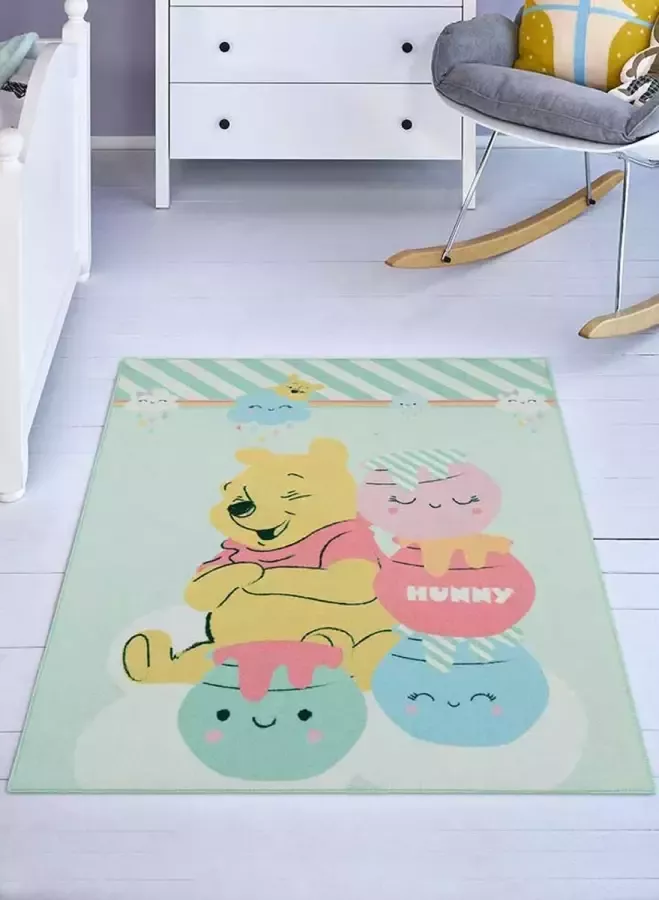 Disney Winnie the Pooh Bear Hunny Speelkleed Officieel gelicentieerd 95x125 cm Vloerkleed Speeltapijt