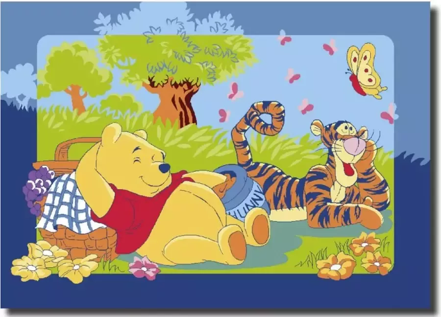 Disney Winnie the Pooh Speelkleed 95x133 cm Vloerkleed Speeltapijt