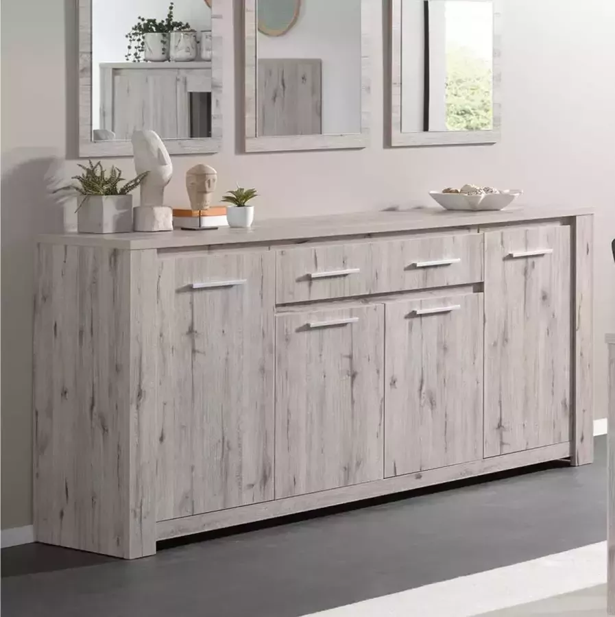 Divaco Dressoir Bruin 220x47x98 cm