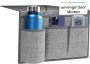 Divineness bedside pocket verlengde flap bed organizer grijs - Thumbnail 1