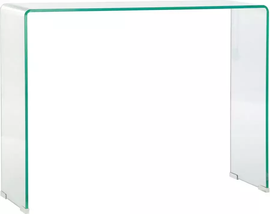 DKD Home Decor Bijzettafel 100 x 28 x 75 cm Kristal Transparant Plastic