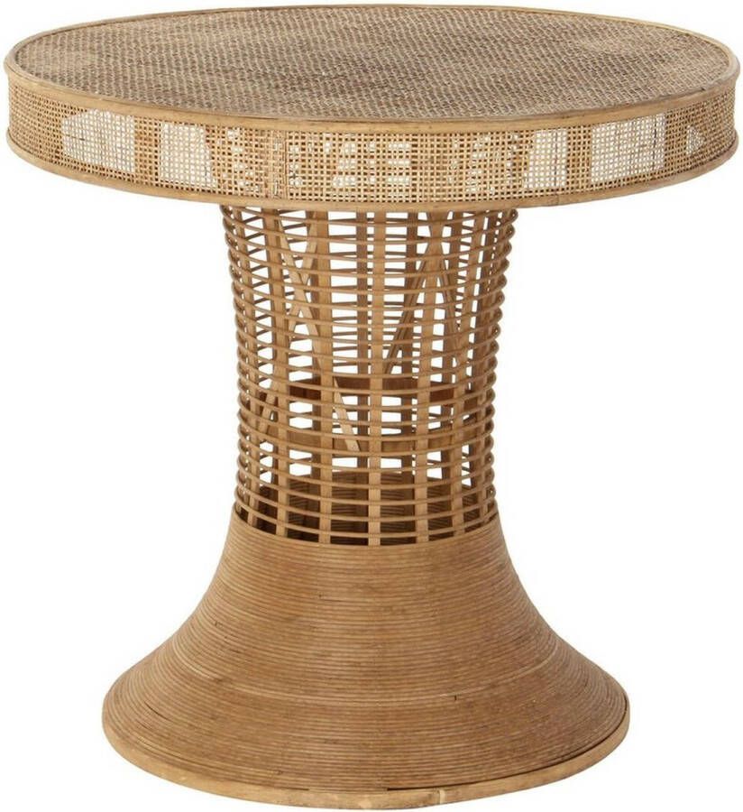 DKD Home Decor Bijzettafel Rotan (61 x 61 x 59 cm)