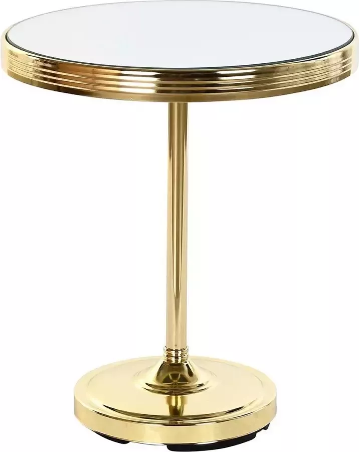 DKD Home Decor Bijzettafel Spiegel Gouden Blik (42 5 x 42 5 x 49 cm) - Foto 1