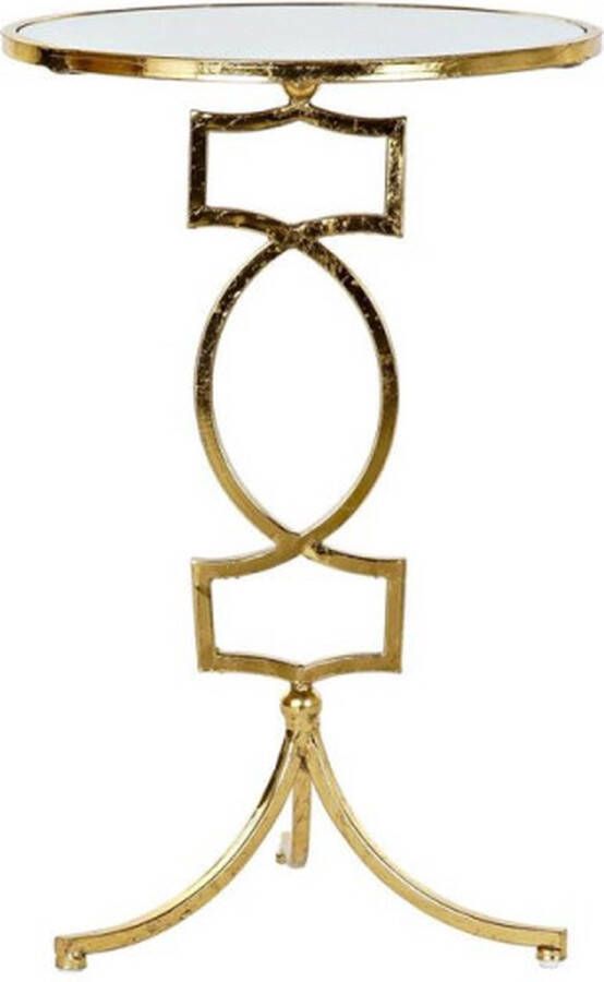 DKD Home Decor Bijzettafel Spiegel Gouden Metaal (41 x 41 x 64 cm) - Foto 2