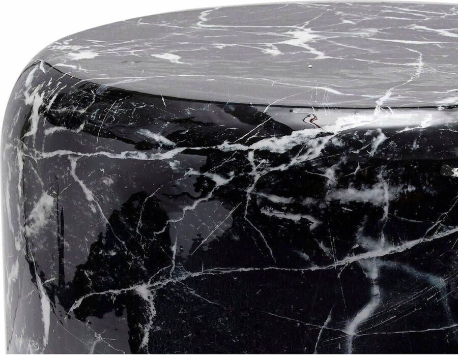 DKD Home Decor Bijzettafel Zwart Ijzer (50 x 50 x 45 cm)