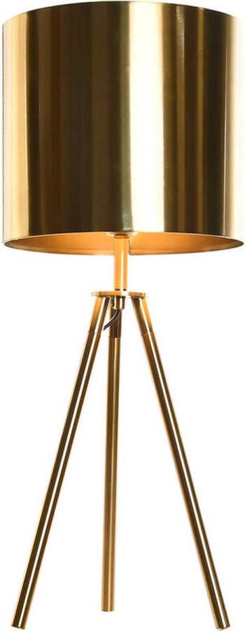 DKD Home Decor Bureaulamp Gouden Metaal 25 x 25 x 56 cm 220 V 50 W 25 x 25 x 60 cm