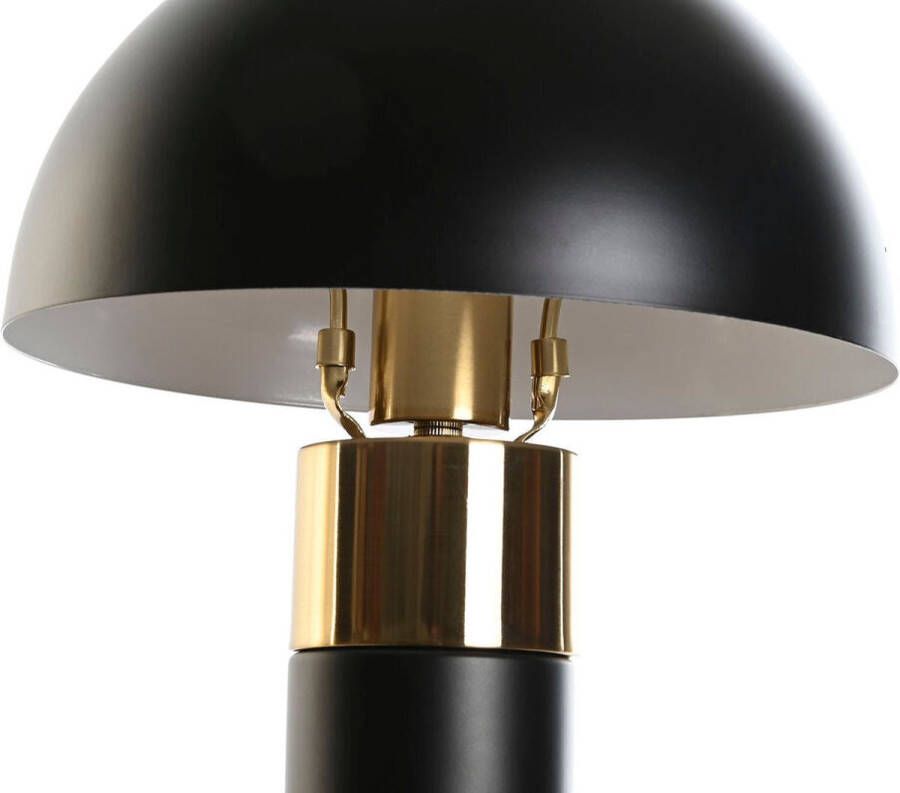DKD Home Decor Bureaulamp Zwart Gouden Metaal 220 V 50 W 24 x 24 x 37 cm