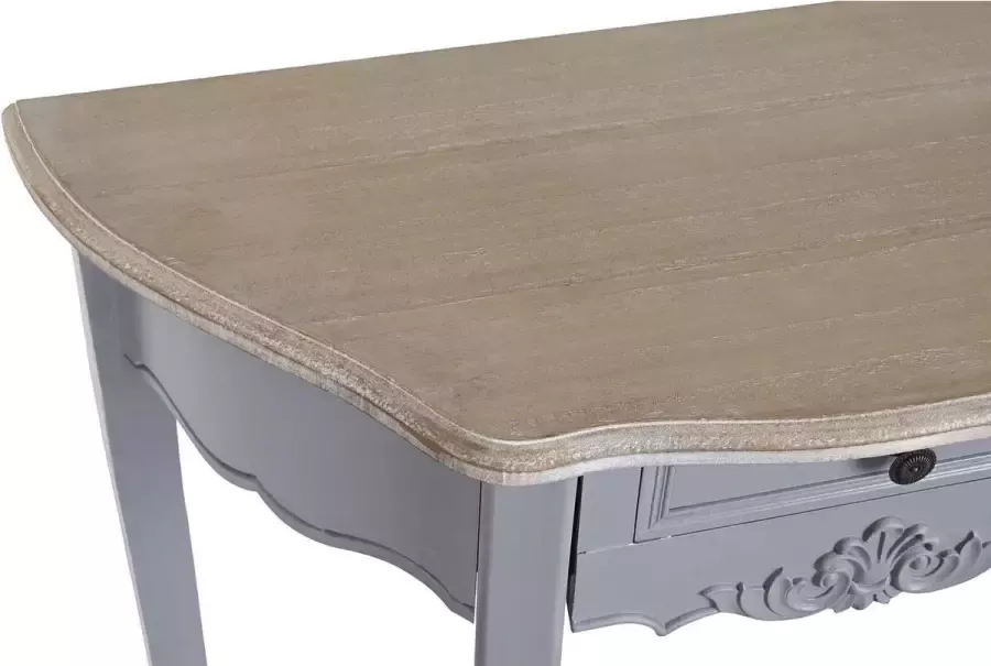 DKD Home Decor Console Grijs Natuurlijk Hout Paulownia hout MDF 80.5 x 34 x 78.5 cm 80 5 x 34 x 78 5 cm