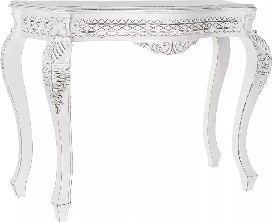 DKD Home Decor Console Hout Wit Mangohout (106 x 39 x 77 cm) - Foto 2