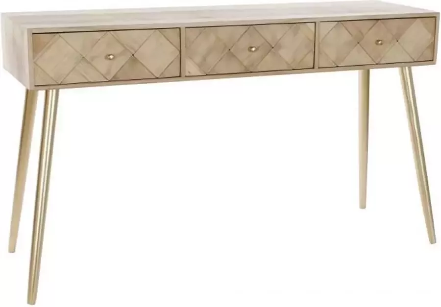DKD Home Decor Console Metaal Pijnboom (132 x 41 x 78 cm)