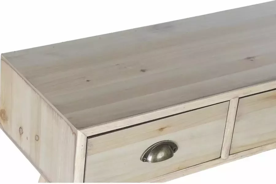 DKD Home Decor Console Natuurlijk Hout MDF Licht Roze Marineblauw (110 x 30 x 78 cm) - Foto 2