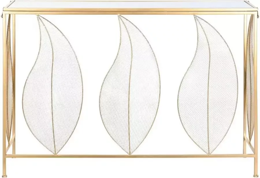 DKD Home Decor Console Spiegel Gouden Metaal (111 x 32 x 77 cm)