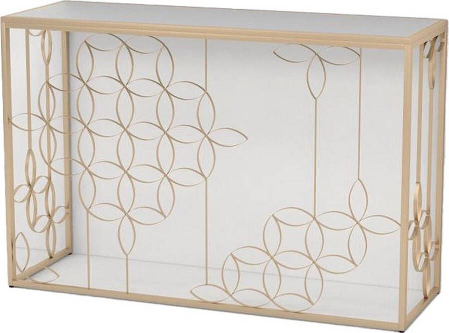 DKD Home Decor Console Spiegel Gouden Metaal (120 x 40 x 80 cm)