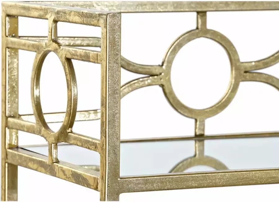 DKD Home Decor Console Spiegel Gouden Metaal (127 x 23 x 90 cm)