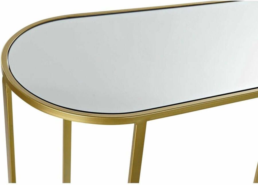 DKD Home Decor Console Spiegel Kristal Gouden Metaal Modern (102 x 36 x 79 cm)