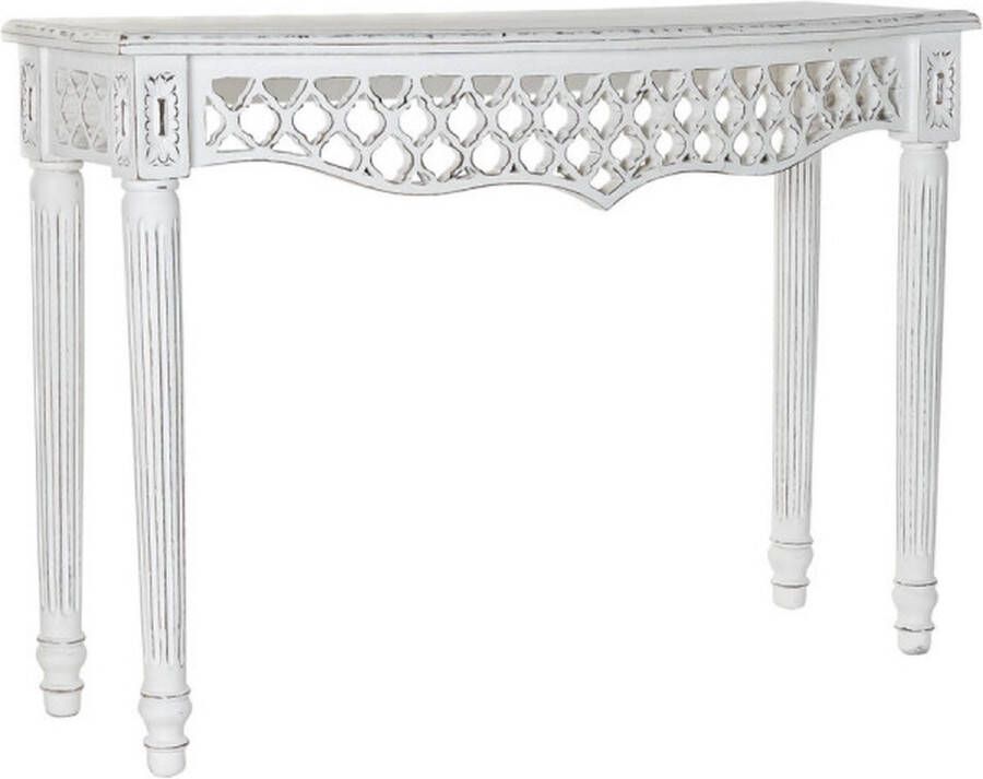 DKD Home Decor Console Wit Mangohout (108 x 38 x 77 cm)