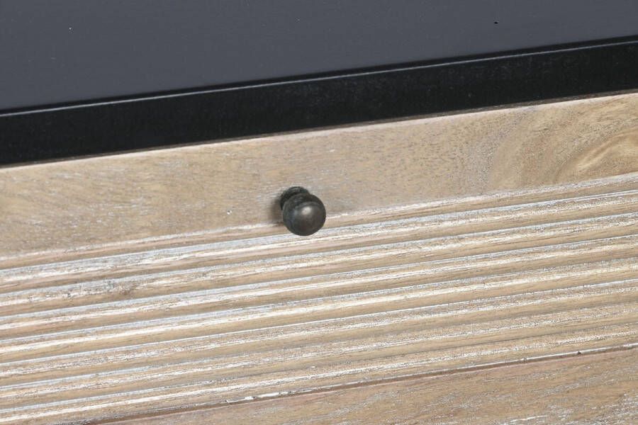 DKD Home Decor Console Zwart Hout (110 x 40 x 80 cm)