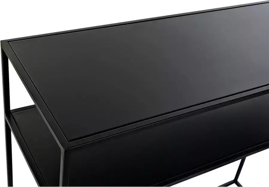 DKD Home Decor Console Zwart Metaal (100 x 36 x 90 cm)