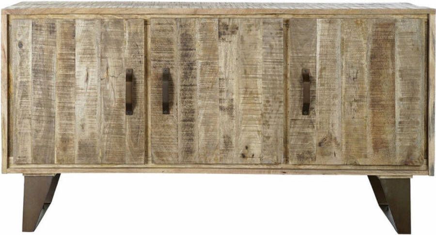 DKD Home Decor Dientafel Metaal Mangohout (140 x 43 x 75 cm) - Foto 2